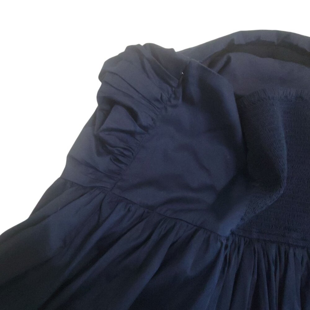 The Drop Rhett Strapless Mini Dress Maritime Navy Size 3X Bubble Hem - Picture 8 of 9